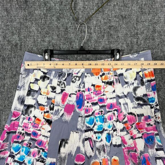 Lane‎ Bryant Skirt Womens 18 Short Above Knee Stretch Abstract Modern Unlined - Picture 7 of 10